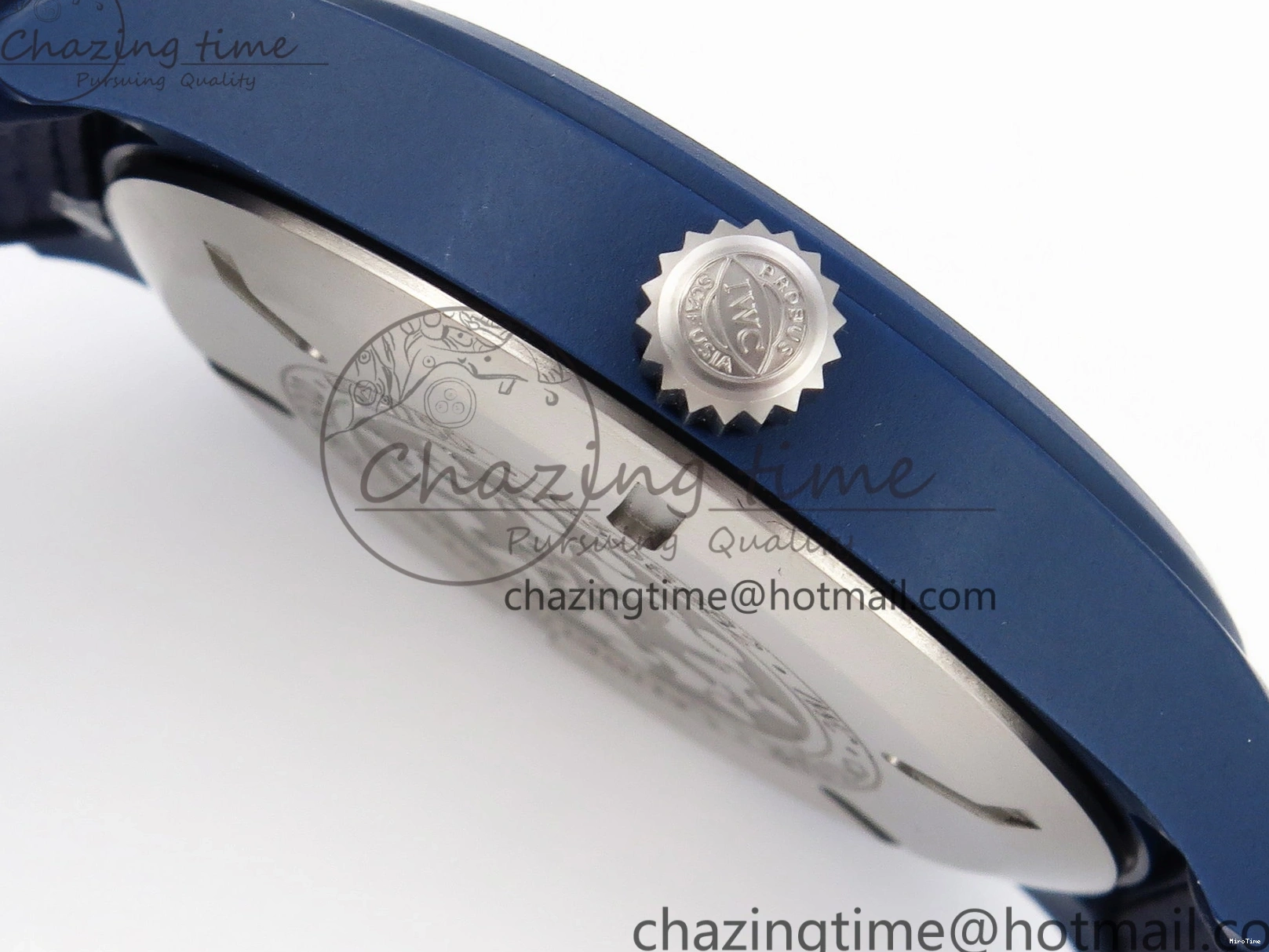 MIROTIME 0206 Original Pilot’s Watch Laureus Blue Ceramic IW328101 ZF 1:1 Best Edition on Blue Nylon Strap A 7027